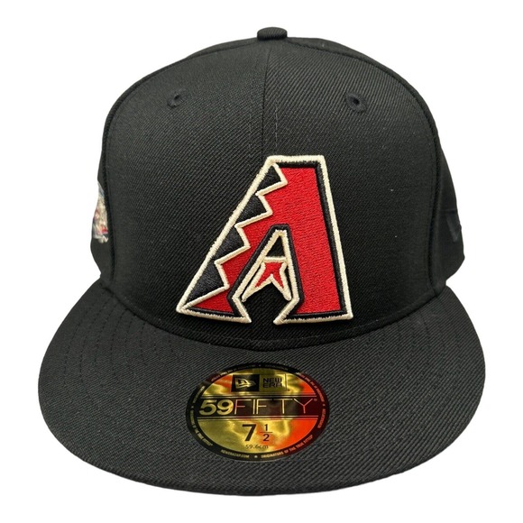 New Era Arizona Diamondbacks All-Star Side Patch 59FIFTY Fitted Hat Sz 7 1/2